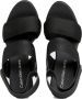 Calvin Klein Jeans Zwarte Sleehak Sandaal Webbing Vrouwen Black Dames - Thumbnail 19