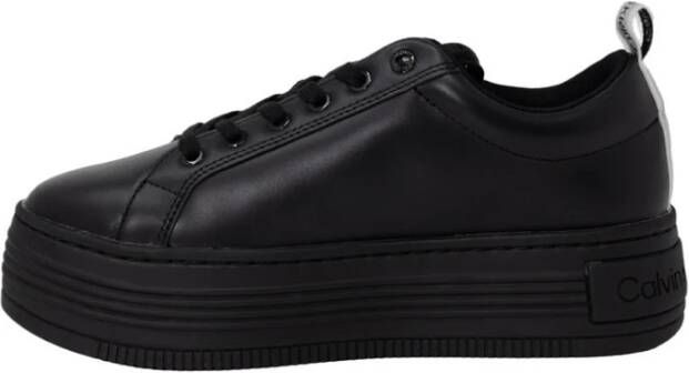 Calvin Klein Jeans Zwarte Sneakers voor Dames Lente Zomer Collectie