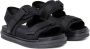 Calvin Klein Jeans Zwarte Velcro Platte Sandalen voor Mannen Black Heren - Thumbnail 2