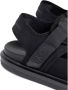 Calvin Klein Jeans Zwarte Velcro Platte Sandalen voor Mannen Black Heren - Thumbnail 6