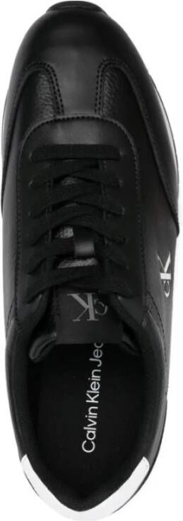 Calvin Klein Jeans Zwarte Vetersneaker voor Mannen