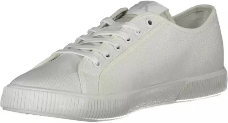 Calvin Klein Katoenen sneaker met contrasterende details en logo-opdruk