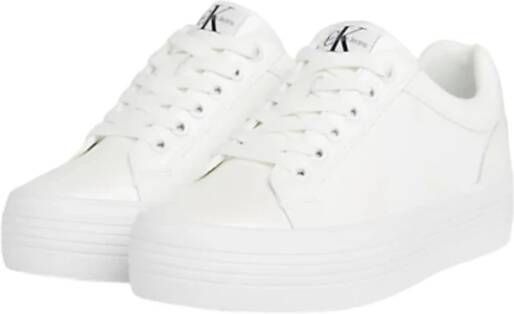 Calvin Klein Klassieke Witte Sneakers White Dames