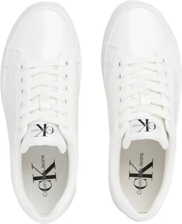 Calvin Klein Klassieke Witte Sneakers White Dames