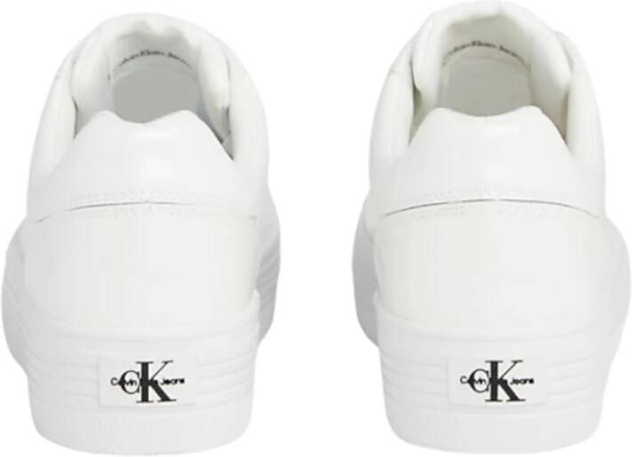 Calvin Klein Klassieke Witte Sneakers White Dames