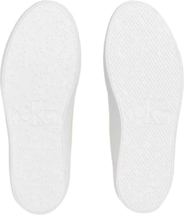 Calvin Klein Klassieke Witte Sneakers White Dames