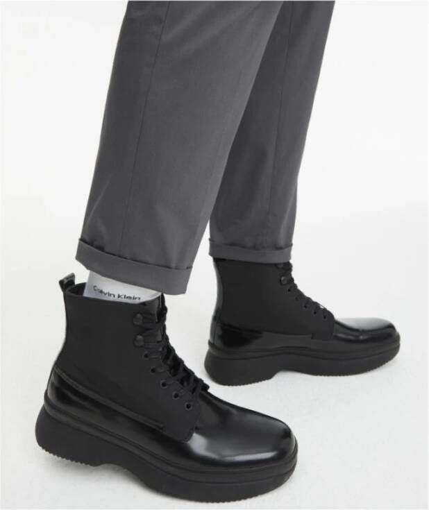 Calvin Klein Lace-Up Boot Mix