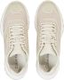 Calvin Klein Lace-Up Sneakers Grijs Logo Textiel Beige Dames - Thumbnail 4