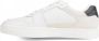 Calvin Klein Witte polyester sneakers met veters contrastdetails print logo White Heren - Thumbnail 21