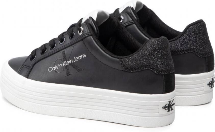 Calvin Klein Lage Sneakers Black Dames