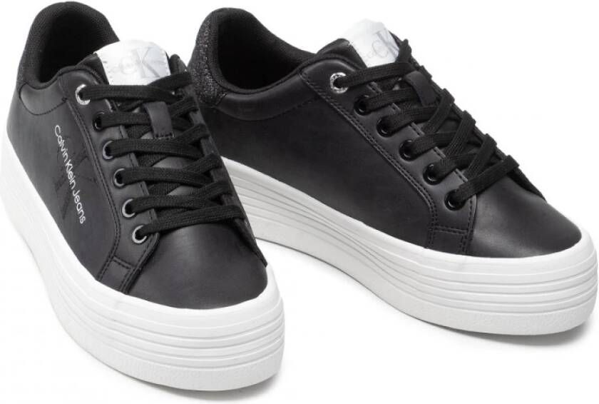 Calvin Klein Lage Sneakers Black Dames