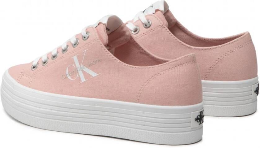 Calvin Klein Lage Sneakers Pink Dames