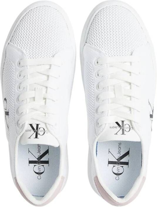 Calvin Klein Lage Sneakers White Dames