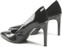 Calvin Klein Zwarte Stiletto Pump met Logo Applicatie Black Dames - Thumbnail 4