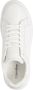 Calvin Klein Logo Patroon Veterschoenen White Heren - Thumbnail 4
