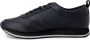 Calvin Klein Zwarte Leren Sneakers met Print Detail Black Heren - Thumbnail 3