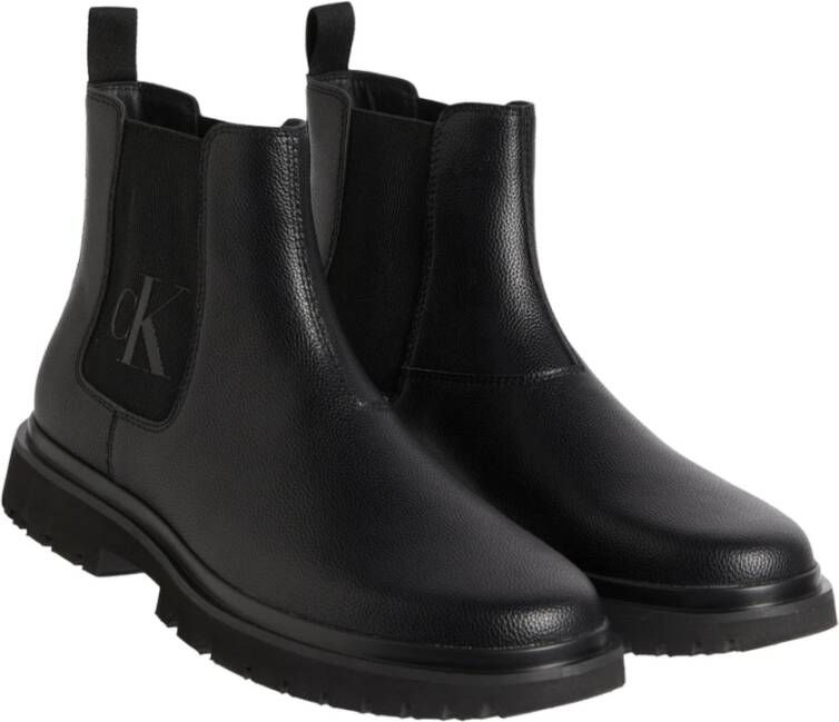 Calvin Klein lug mid chelsea boot 2 Zwart Heren