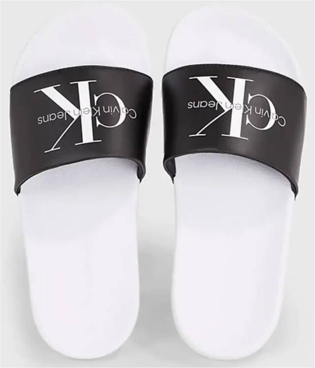 Calvin Klein Luxe Slippers Moderne Collectie Comfortabel Hoge Kwaliteit Mannen