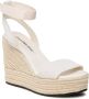 Calvin Klein Sleehaksandaaltjes WEDGE SANDAL SU MG BTW zomerschoen sandaal keilhak met klittenbandjes - Thumbnail 7