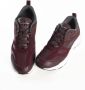 Calvin Klein Paarse Leren Sneakers Brown Heren - Thumbnail 3