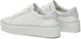 Calvin Klein Platform Lace-Up Sneakers Mono Mix White Dames - Thumbnail 6