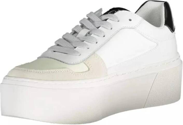 Calvin Klein Platform Sneakers voor vrouwen Wit Dames