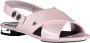 Calvin Klein Platte Rose Sandalen voor Vrouwen Pink Dames - Thumbnail 2