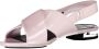 Calvin Klein Platte Rose Sandalen voor Vrouwen Roze Dames - Thumbnail 3