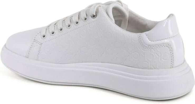 Calvin Klein Premium Leren Sneaker Wit