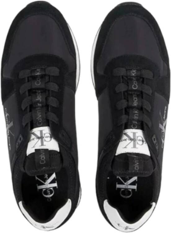 Calvin Klein Retro Runner Sneakers Zwart Heren