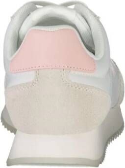 Calvin Klein Roze Accent Leren Sportschoenen