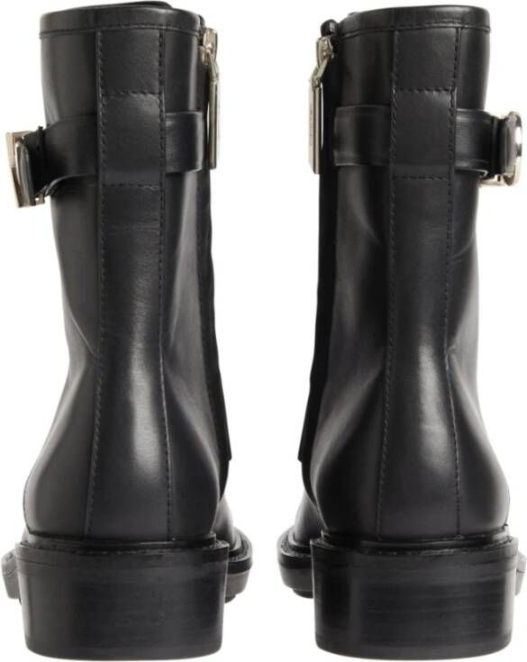 Calvin Klein rubber sole combat boot w hw Zwart Dames