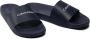 Calvin Klein Blauwe Bedrukte Pantoffels Lente Zomer Mannen Blue Heren - Thumbnail 13