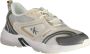 Calvin Klein Sportieve Beige Veterschoenen met Contrastdetails Multicolor Heren - Thumbnail 4