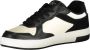Calvin Klein Basket Cupsole Low Heren Sneakers Zwart Wit - Thumbnail 5