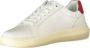 Calvin Klein Sportieve witte vetersneakers met print White Heren - Thumbnail 9