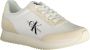 Calvin Klein Sportieve Beige Veterschoenen met Contrastdetails Beige Dames - Thumbnail 10