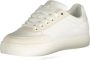 Calvin Klein Witte polyester sneakers met veters contrastdetails print logo White Dames - Thumbnail 9