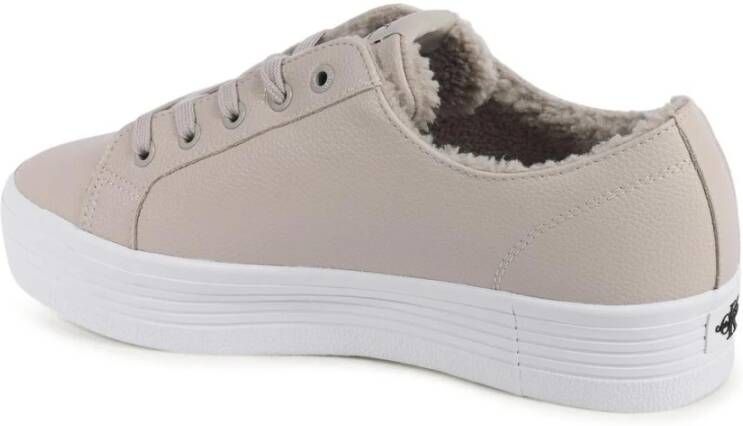 Calvin Klein ShearlingLined Sneakers in Beige