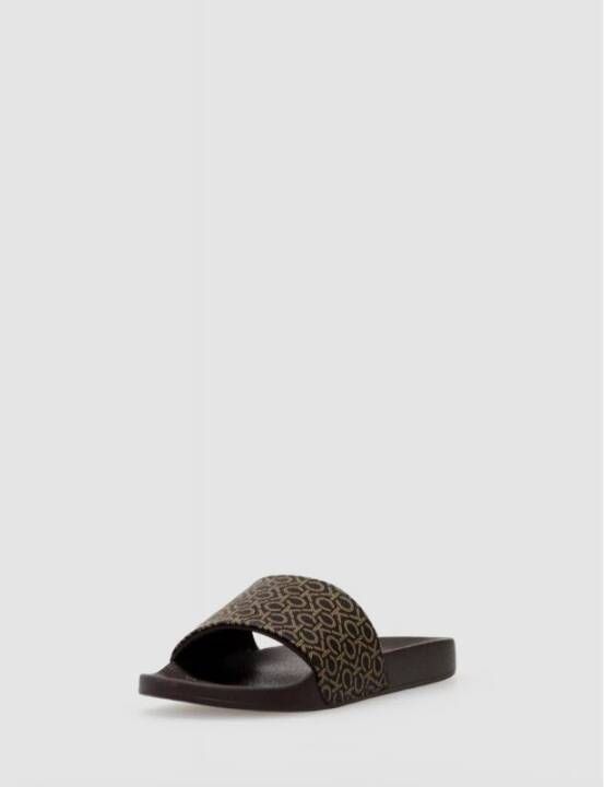 Calvin Klein Sliders Bruin Dames