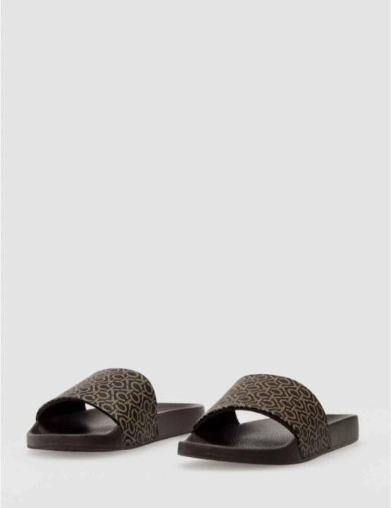 Calvin Klein Sliders Bruin Dames