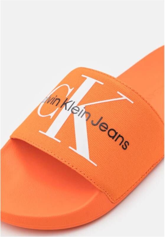 Calvin Klein Sliders Oranje Heren