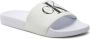 Calvin Klein Jeans Monogram Slide Sandalen Lente Zomer Collectie White Dames - Thumbnail 5