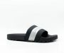 Calvin Klein Truck Slides Reflective Heren Slippers Zwart - Thumbnail 3