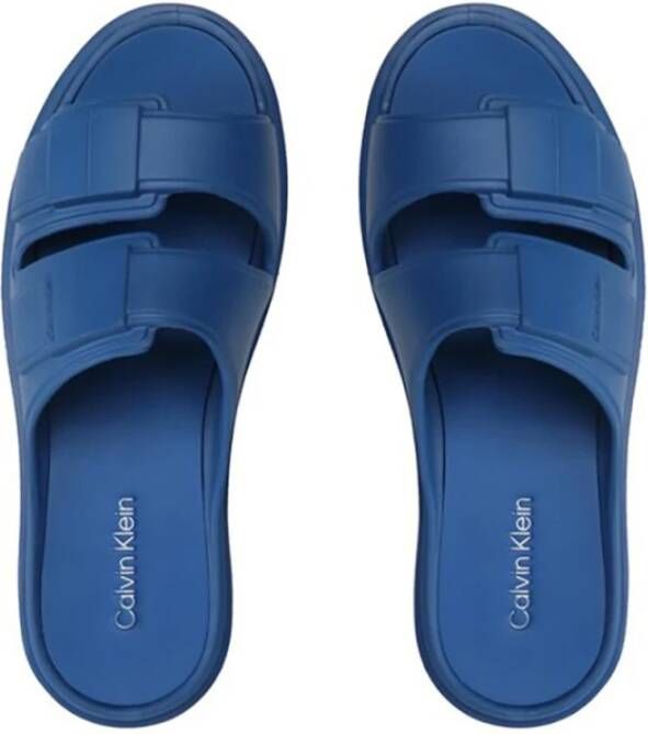 Calvin Klein Slippers Blue Heren
