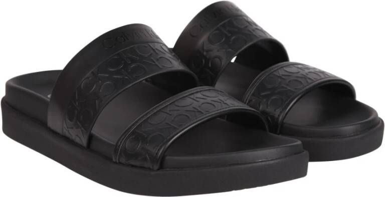 Calvin Klein Slippers Zwart Dames