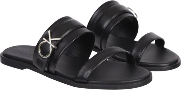 Calvin Klein Slippers Zwart Dames