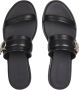 Calvin Klein Almond Slide Dames Leren Sliders Black Dames - Thumbnail 6