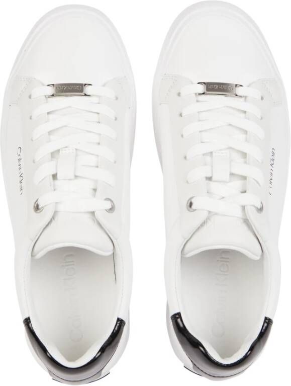 Calvin Klein NU 21% KORTING Sneakers VIOLET 1A met contrastkleurig hielbeleg - Foto 9