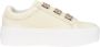Calvin Klein Beige Leren Sneakers Trendy Model Beige Dames - Thumbnail 5